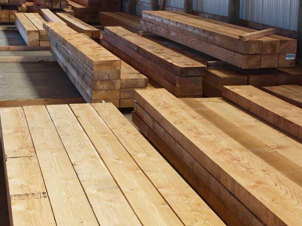 large cedar timbers